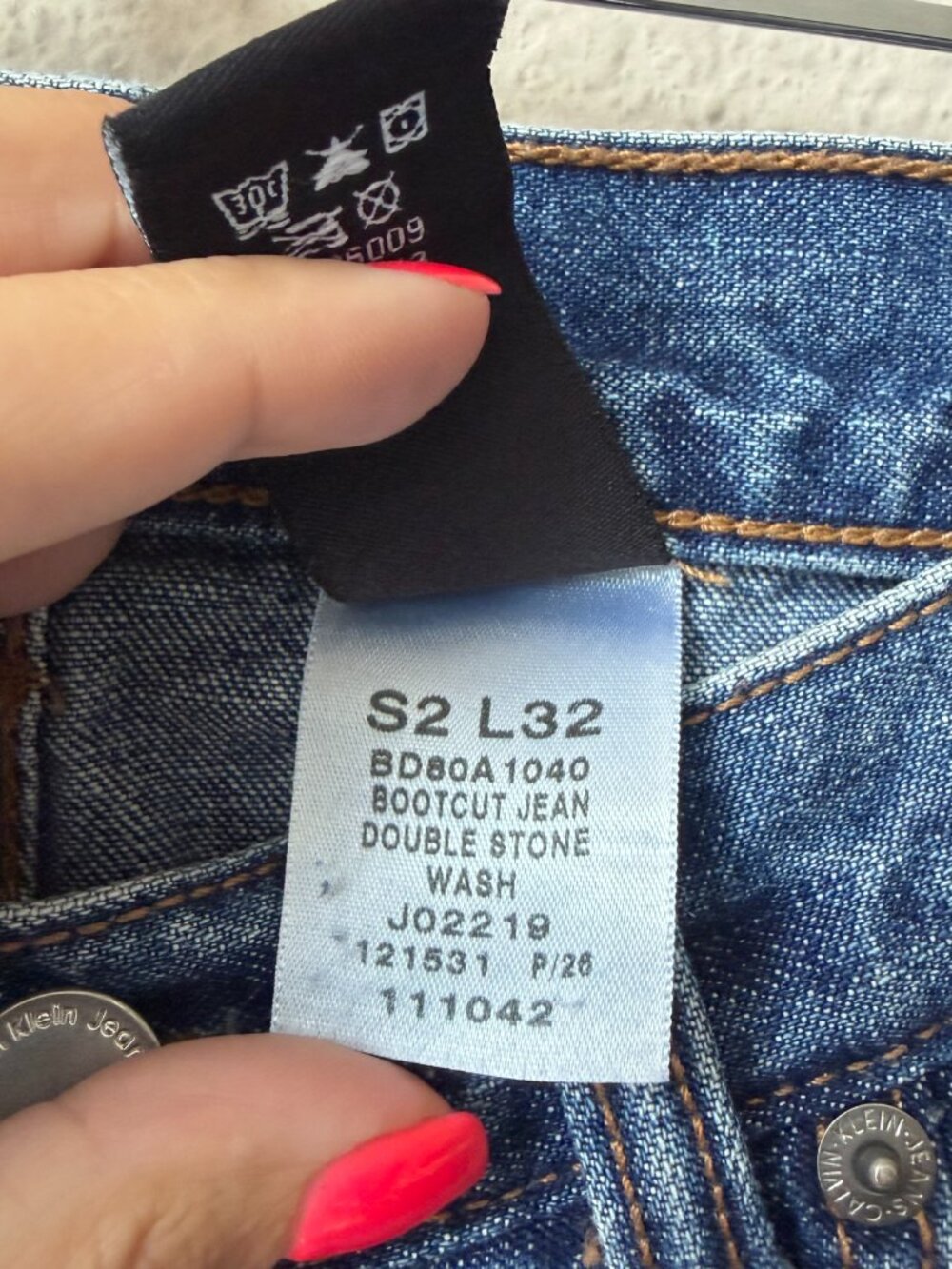 Calvin Klein Jeans Y2k Vintage Bootcut Medium Wash Size 2 - Picture 5 of 5